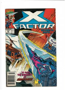 X-Factor #51 VG+ 4.5 Newsstand Marvel Comics 1990 Archangel