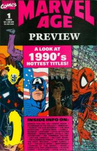 Marvel Age Preview #1, VF+ (Stock photo)