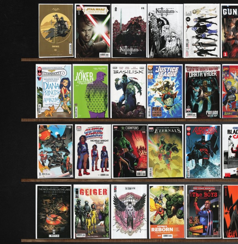 Huge Lot 140+ Comics with The Shadow, Spider-Man 2099 & More!