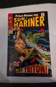 Sub-Mariner #2 (1968) Crystal Triton foxxing small penmark