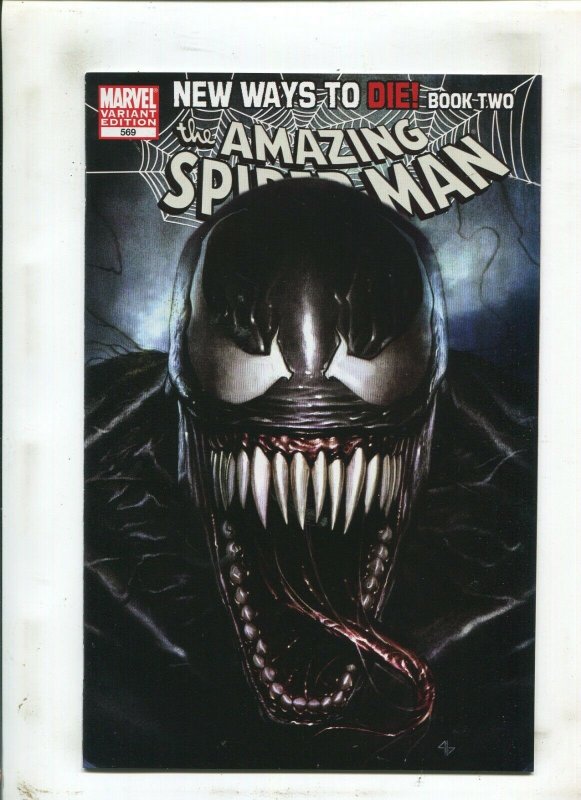 AMAZING SPIDER-MAN #569 (9.2) GRANOV VARIANT, 1ST ANTI VENOM CAMEO!! 2008 