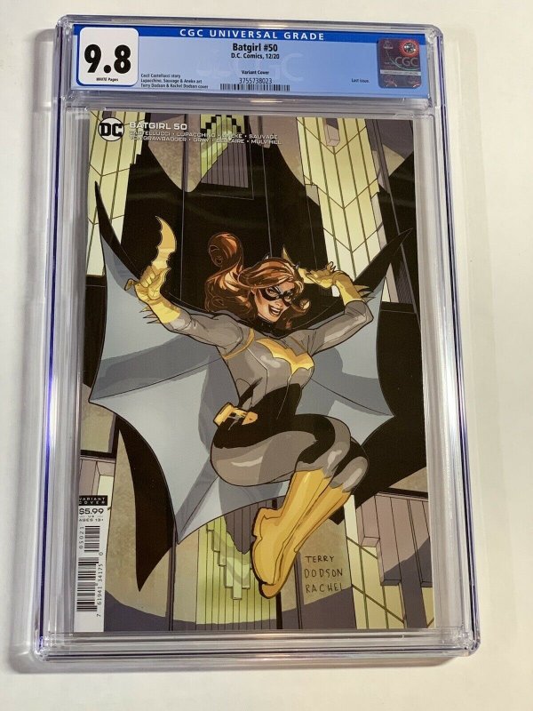 Batgirl 50 Cgc 9.8 Variant Dc Comics