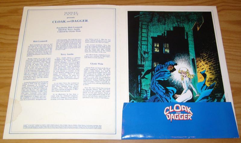 Cloak and Dagger Portfolio by Rick Leonardi - marvel comics 1984 spider-man