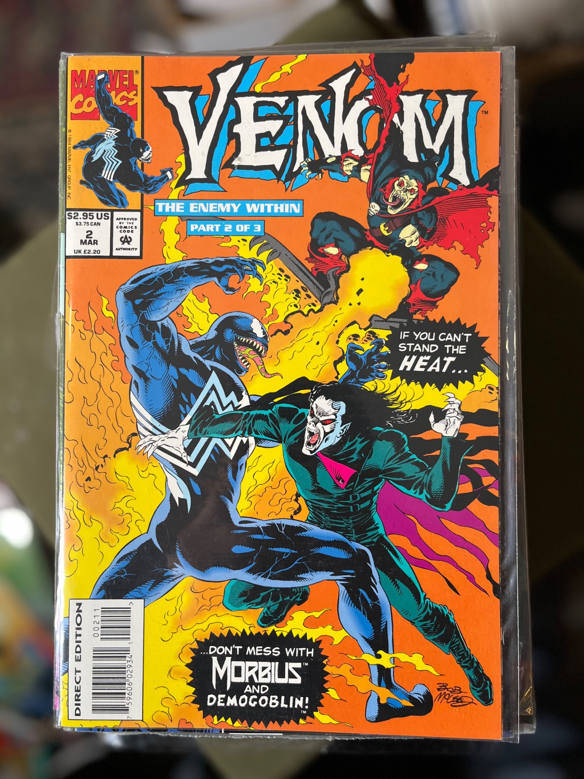 Venom The Enemy Within 2 (1994) Comic Books Modern Age,