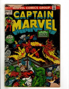 Captain Marvel #27 (1973) YY7