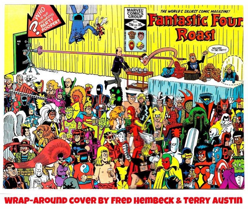FANTASTIC FOUR ROAST #1 (May1982) 8.0 VF FRED HEMBECK & Over 30 MARVEL Artists!