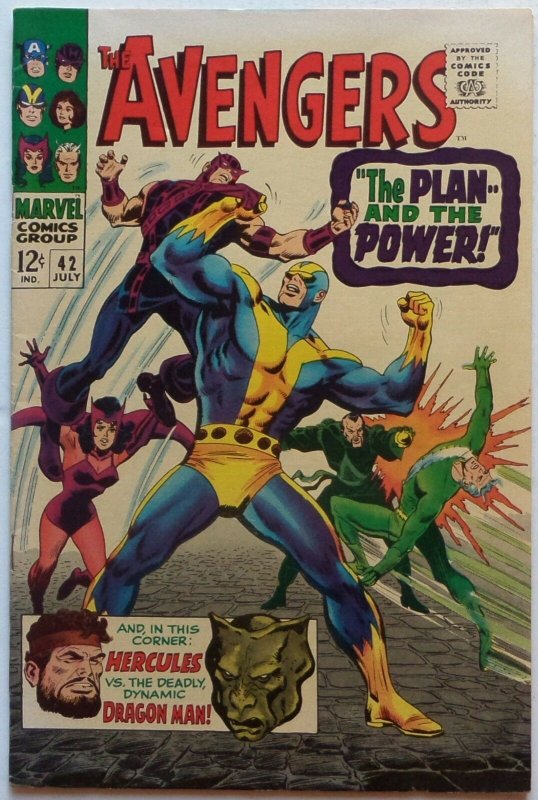 Avengers #42 (Jul 1967, Marvel), VFN condition