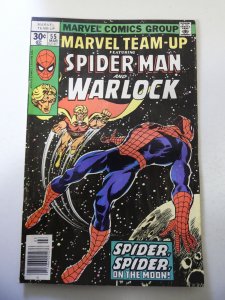 Marvel Team-Up #55 (1977) VG Condition moisture damage