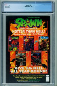 SPAWN #33 CGC 9.8-1995-Image-First appearance THE FREAK 3809694020