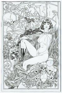 Vampirella # 6 March B&W 1:21 Variant NM Dynamite