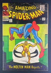 Amazing Spider-Man (1963) #35 FN (6.0) 2nd App Molten Man Steve Ditko Jack Kirby