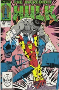 The Incredible Hulk #361 (1989)  VF+ 8.5  Iron Man crossover