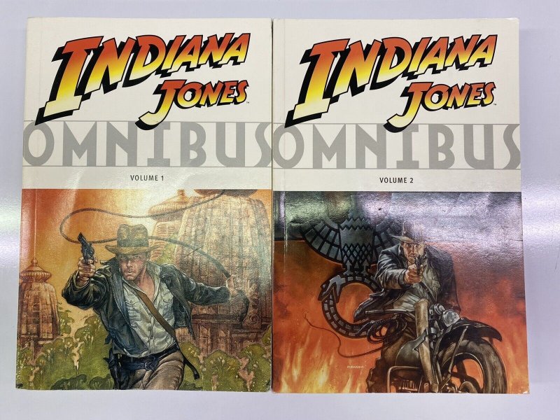 Indiana Jones Omnibus Volume 1 and 2 Graphic Novel SET Dark Horse