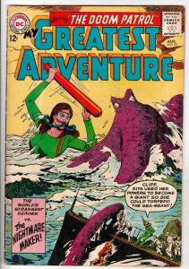 My Greatest Adventure #81 (Aug-63) VG/FN Mid-Grade Doom Patrol (Negative Man,...