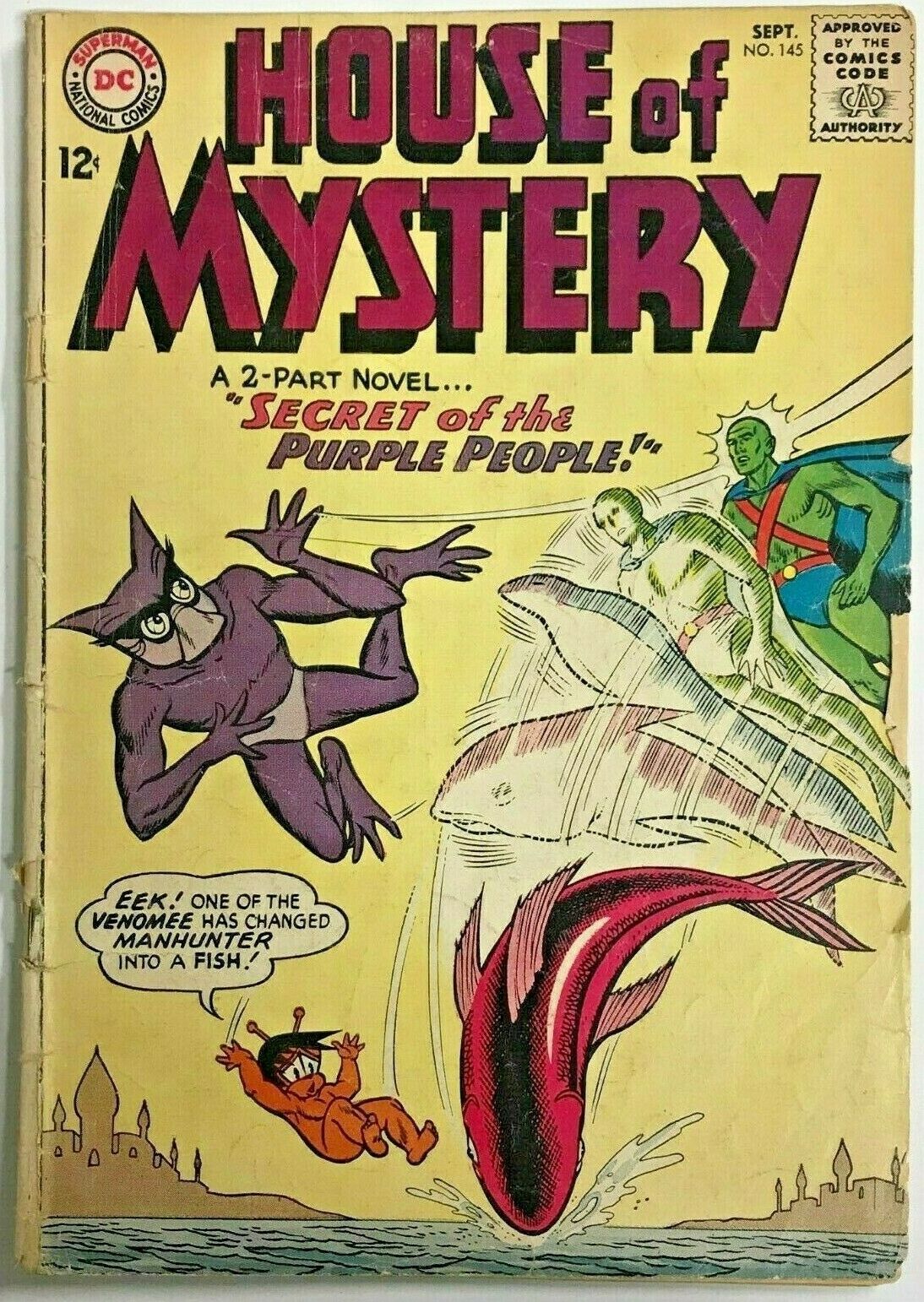 House Of Mystery Gd Dc Silver Age Comics Comic Books Silver Age Dc Comics