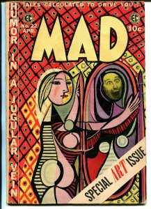 Mad #22 1955-EC-special art issue-Bill Elder-G/VG