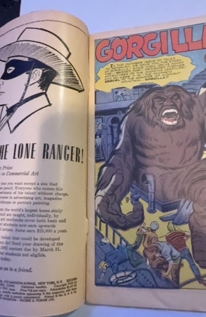 Tales to Astonish #18 (1961)Gorgilla strike again see description