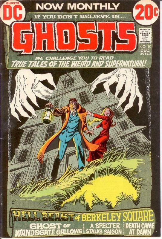 GHOSTS 10 F-VF Dec. 1972 COMICS BOOK