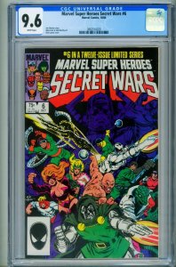 MARVEL SUPER HEROES SECRET WARS #6 CGC 9.6-comic book - 3862510020
