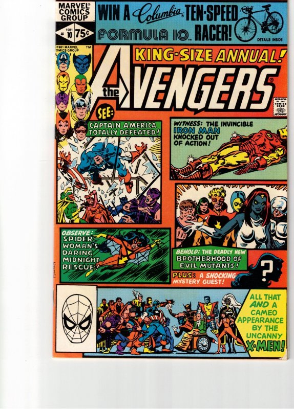 The Avengers King-Size Annual #10 1981 High-Grade VF/NM 1st Rogue, M.Pryor CERT!