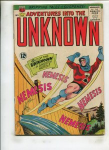 ADVENTURES INTO THE UNKNOWN #154 (4.5) NEMESIS!! 1964