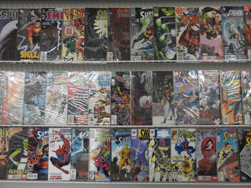 Huge Lot 120 Comics W/ Suicide Squad, Spider-Man, Superman+ Avg VF Condition!!