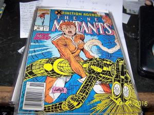 NEW MUTANTS  COMIC # 95 1990  marvel   x-men  x-tinction agenda WARLOCK DIES