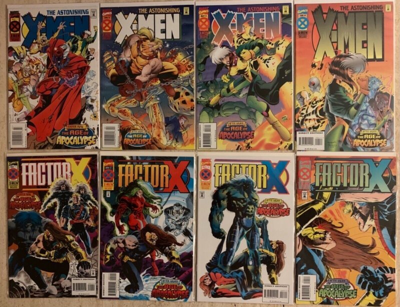 X-MEN: AGE OF APOCALYPSE LOT OF 49: AMAZING, ASTONISHING, FACTOR X, RISE + MORE!