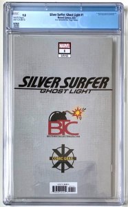 SILVER SURFER GHOST LIGHT # 1 DELL'OTTO VIRGIN COVER ERROR EDITION CGC 9.8