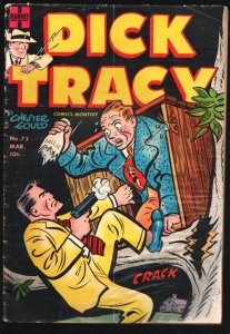 Dick Tracy #73 1954-Harvey-Chester Gould art.-Girl Friday-Check out the villa...