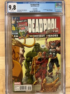 Deadpool #45 One Minute Later Cover (BROKEN CASE) CGC 9.8