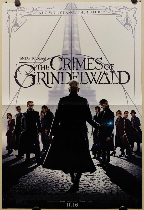 Fantastic Beasts Crimes Of Grindelwald 2018 Movie Folded Promo Poster [FP182]