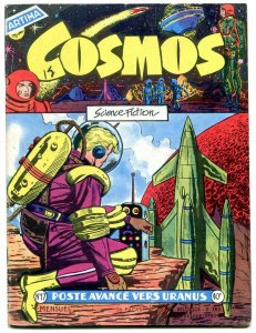 COSMOS #17 1958-BELGIAN COMIC-SCIENCE FICTION-ROCKETS FN