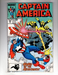 Captain America #343 (1988) VF/NM See More Cap! FLAT-RATE SHIPPING!   / EBI#1