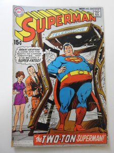 Superman #221 (1969) VG- Condition