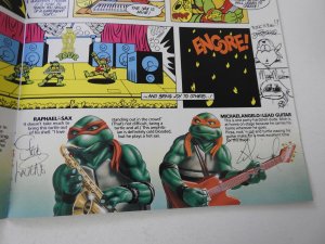 Official Tour Guide TMNT Pizza Hut Promo Signed and Remark Eastman & Laird+ Rare