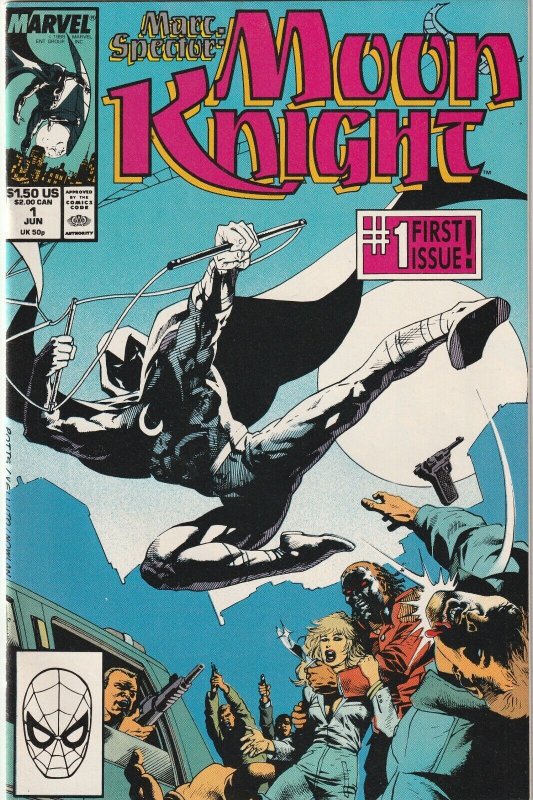 Marc Spector Moon Knight # 1 Cover A NM Marvel 1989 1st App Bushman [S7]