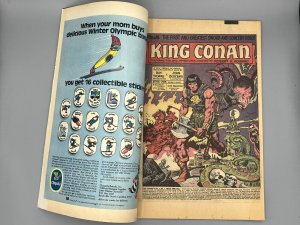 KING CONAN # 1 MARVEL COMICS March 1980 NEWSSTAND VARIANT - FN- 5.5
