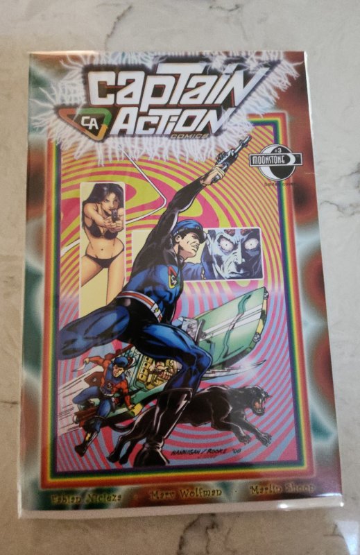 Captain Action Comics #3 Cover C Tie-Dye (2009)