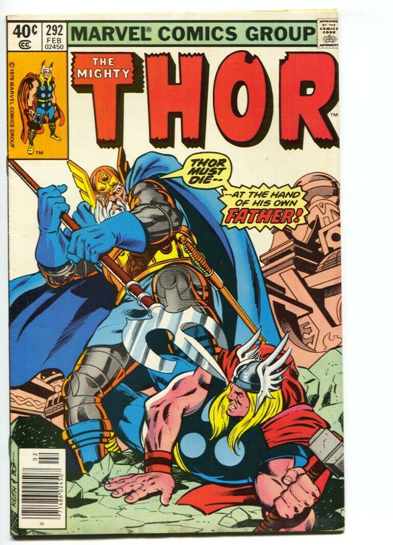Thor #292 comic book-1980-Marvel First appearance of EYE OF ODIN