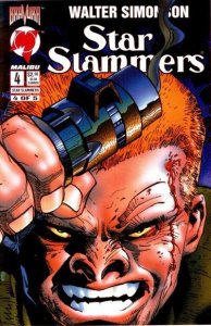 Star Slammers #4 February 1995 Malibu Comics Comic Book (NM)