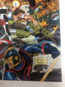 Avengers (1994) # 370 (FN/VF) Variant •Signed Geof Isherwood • Marvel Comics