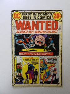 Wanted, The World's Most Dangerous Villains #3 (1972) FN+ condition