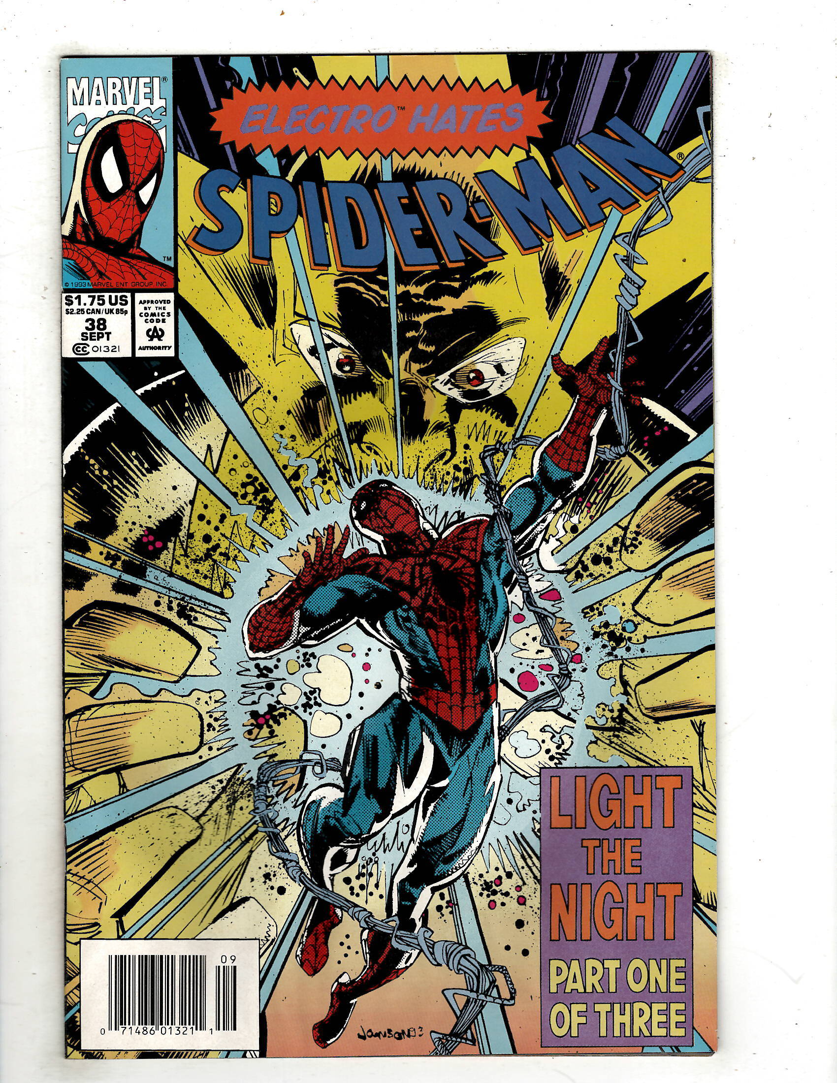 Spider-Man - #39 - Light The Night Part 2 of 3 - October 1993