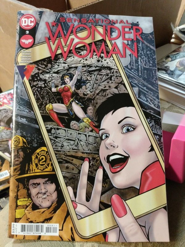 Congratulations Colleen Doran Sensational Wonder Woman fire issue 3 new ...