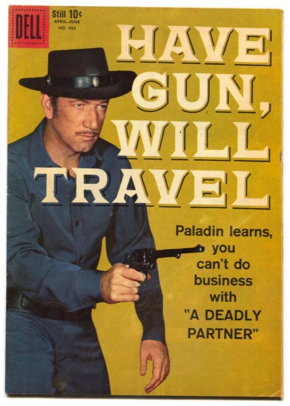 Have Gun Will Travel- Four Color Comics #983 1959- Richard Boone- VG