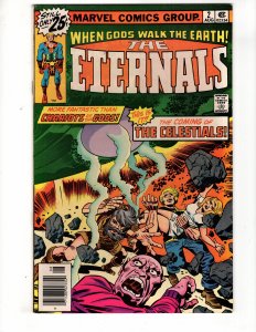 The Eternals #2 (1976) 1st Appearance of THE CELESTIALS Jack Kirby  / ID#540