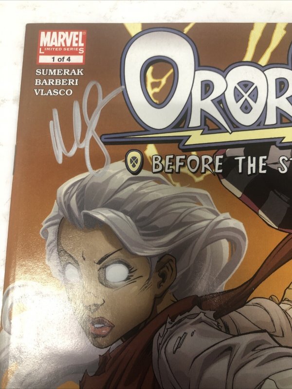 Ororo Before The Storm # 1 (2005)  Variant • Signed Mark Brooks • Marvel • COA