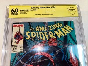 Amazing Spider-Man (1988) # 304 (CBCS 6.0 VS) Signed Todd McFarlane