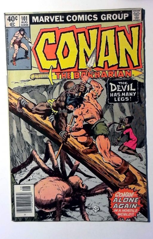 Conan the Barbarian #101 (1979) Marvel Comics Newsstand 1st Print Comic Book
